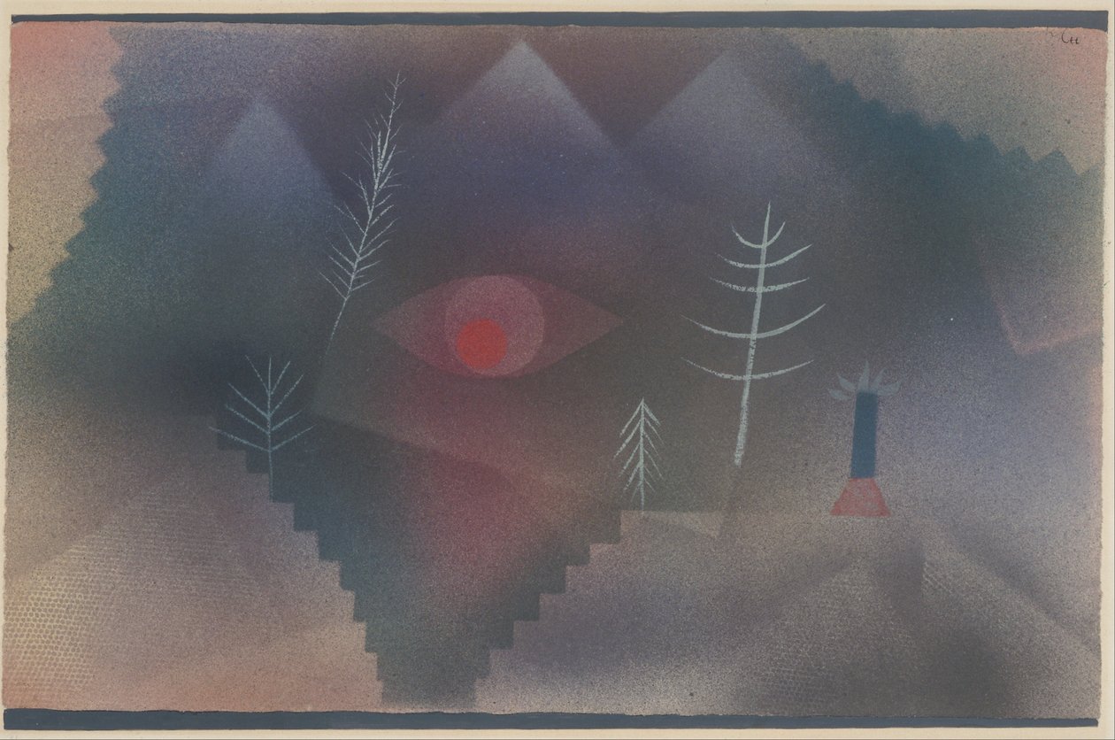 Blick auf eine Landschaft von Paul Klee