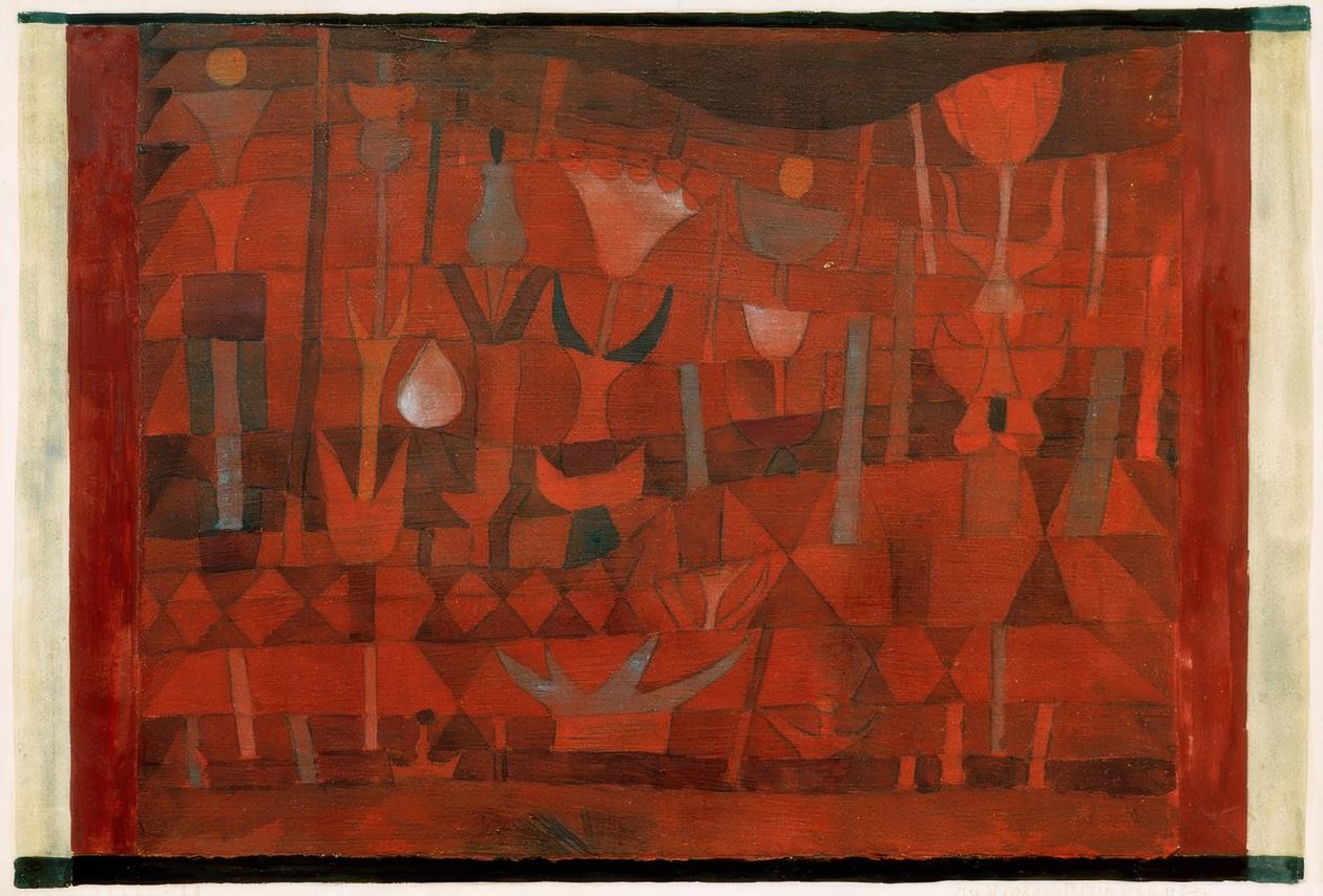 Indischer Blumengarten von Paul Klee