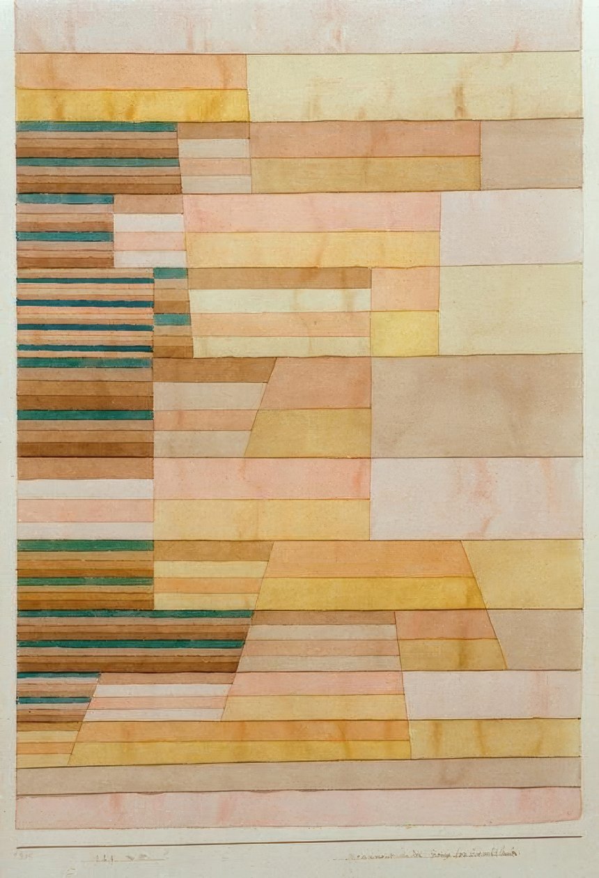 Monument an der Grenze des Fruchtlandes von Paul Klee