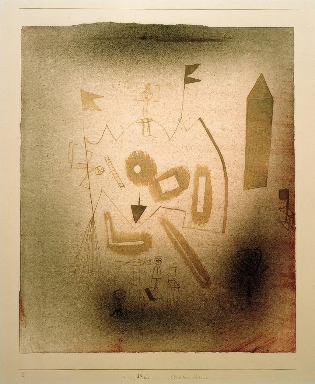 Seltsames Theater von Paul Klee