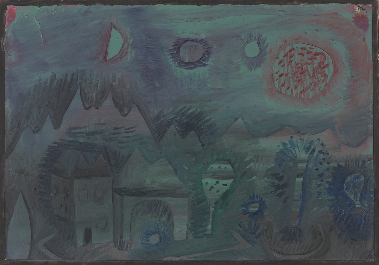 Zeichen am Himmel von Paul Klee