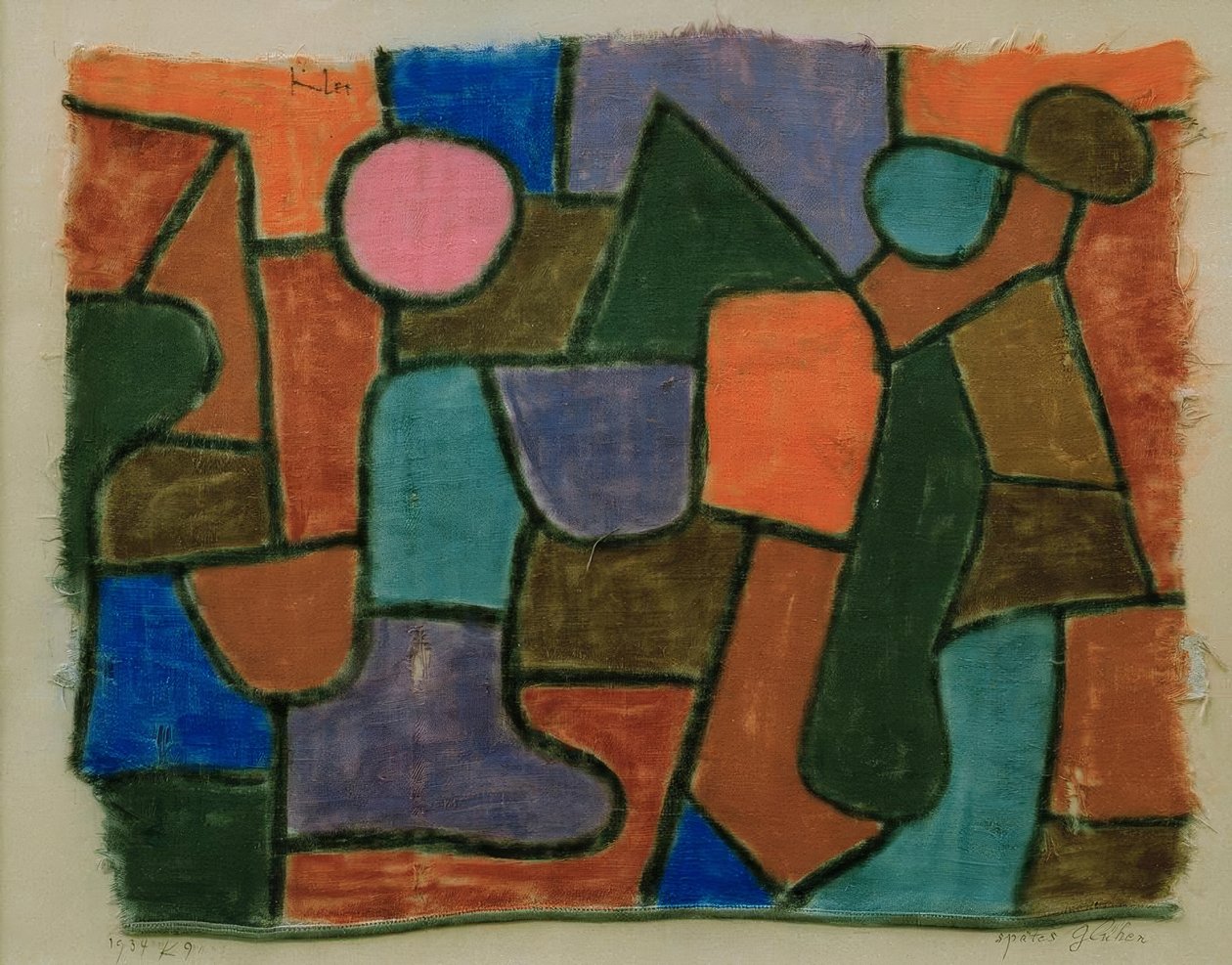 Spätes Glühen von Paul Klee