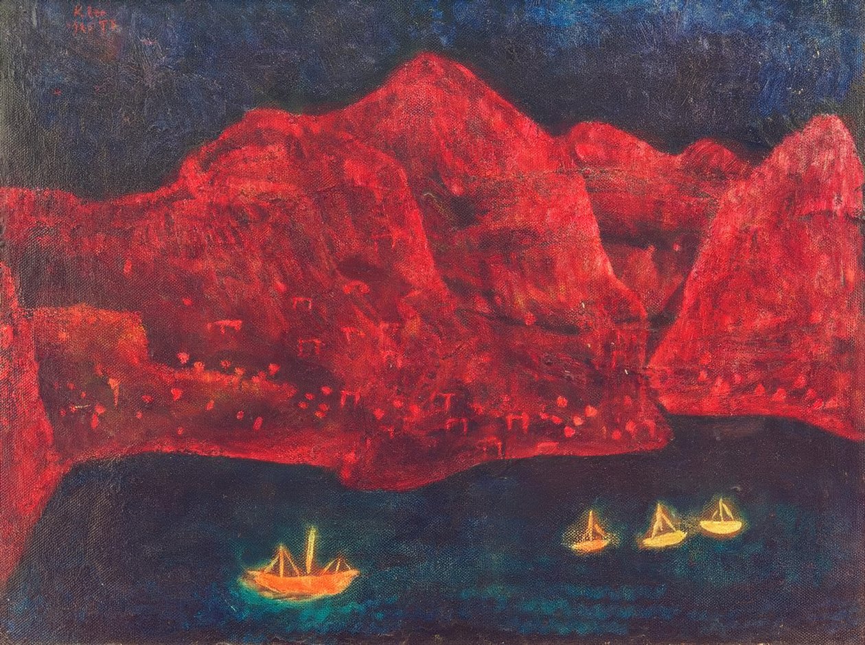 Südliche Küste abends von Paul Klee