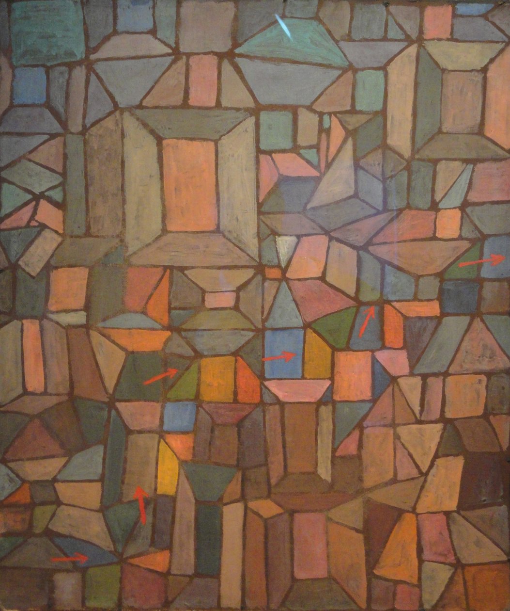 Der Weg zur Zitadelle von Paul Klee