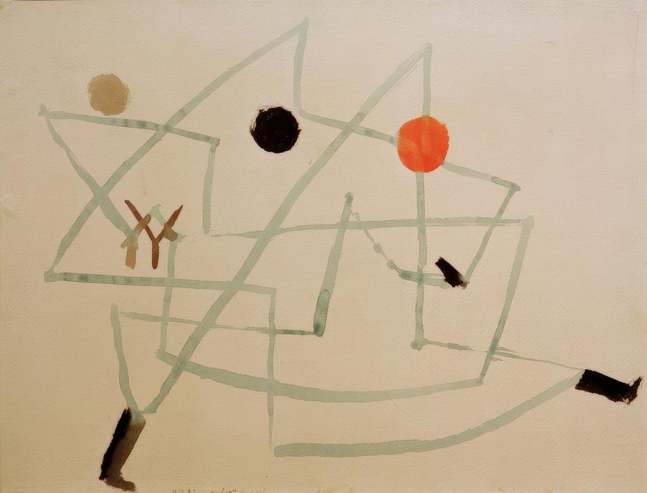 Verhext und eilig von Paul Klee