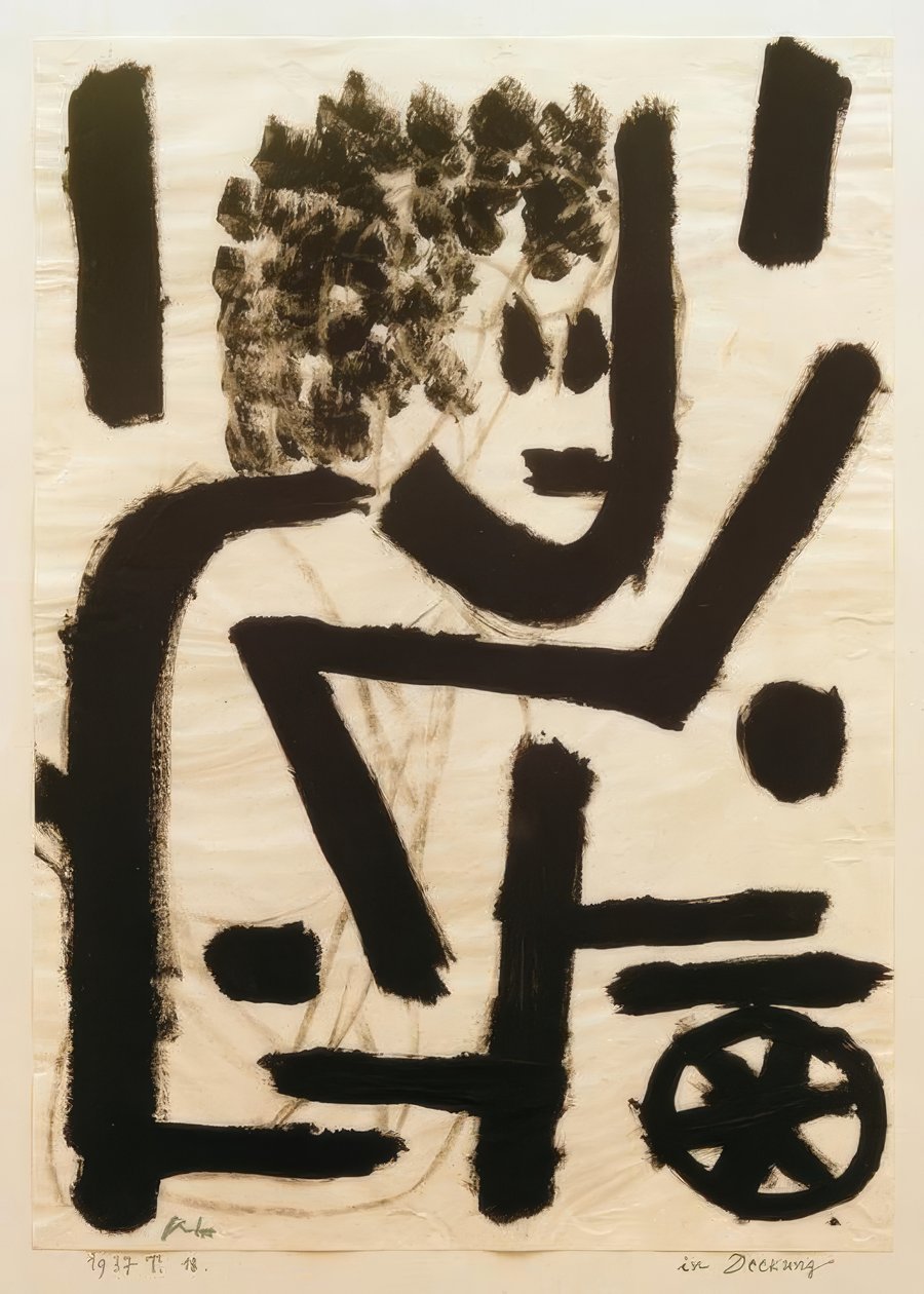 In Deckung von Paul Klee