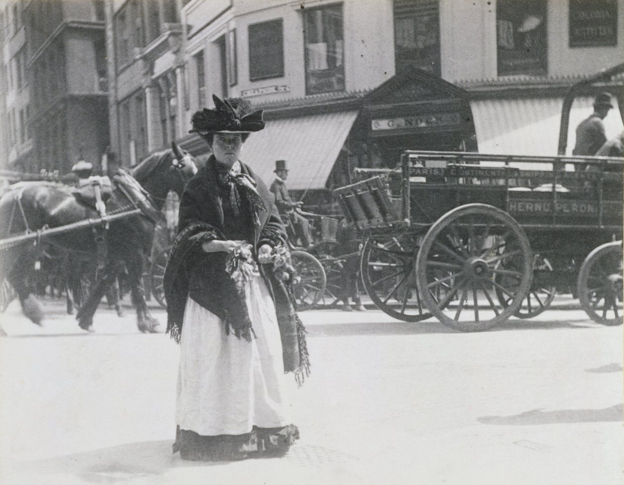 Ein Blumenmädchen aus Cheapside, 1893 von Paul Martin