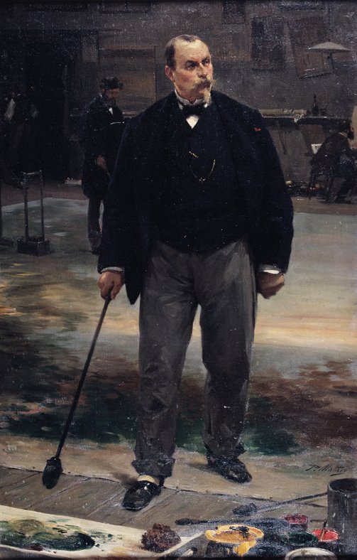 Porträt des Malers Rube, Dekorateur der Oper von Paul Mathey