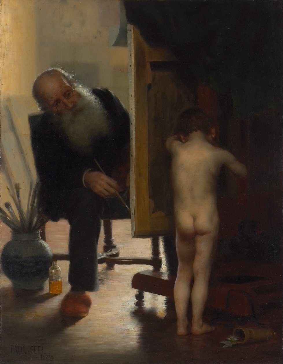 Das müde Modell von Paul Peel