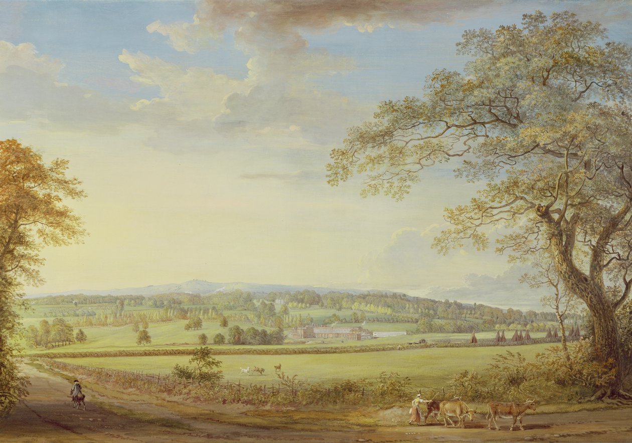 Whatman Turkey Mill in Kent, 1794 von Paul Sandby