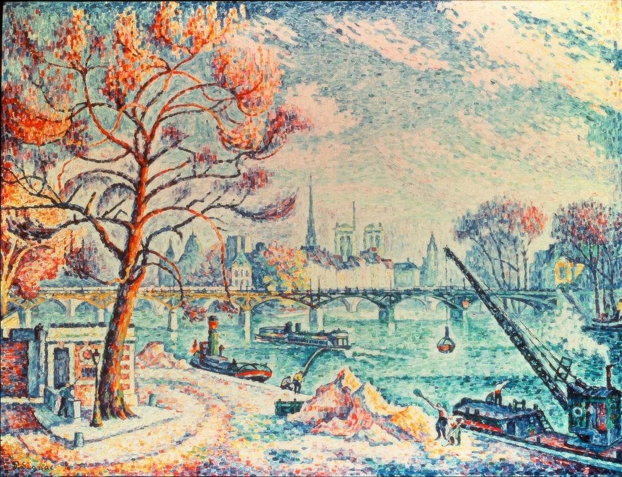 Paris, die Pont des Arts von Paul Signac