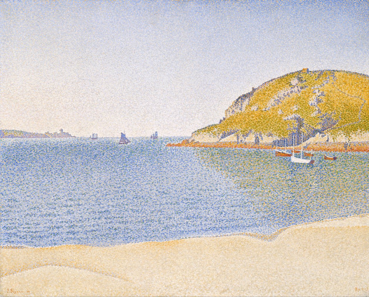 Hafen von Saint-Cast von Paul Signac
