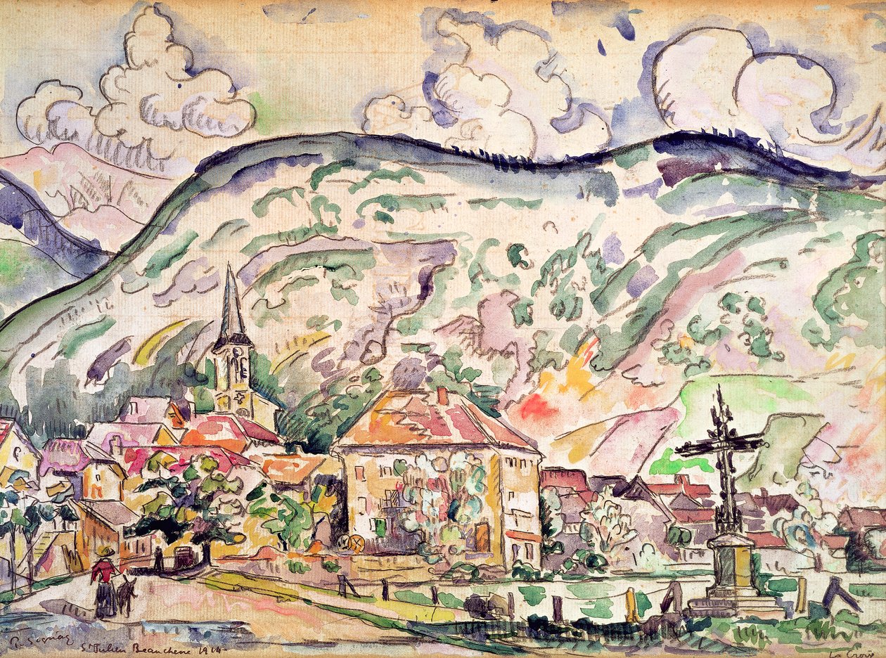 Saint-Julien-Beauchâne, 1914 von Paul Signac