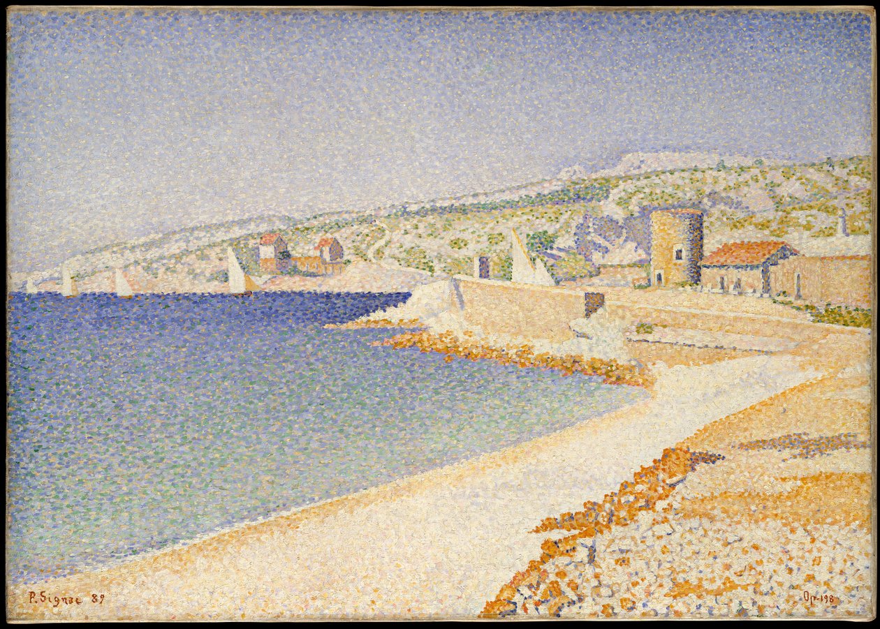 Der Steg in Cassis, Opus 198 von Paul Signac