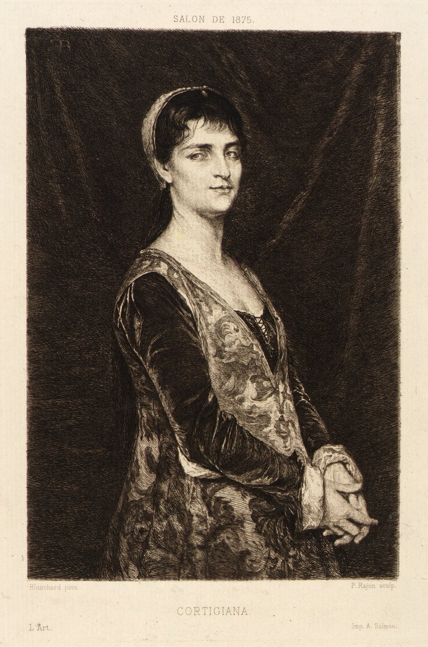 Kurtisane von Paul Adolphe Rajon