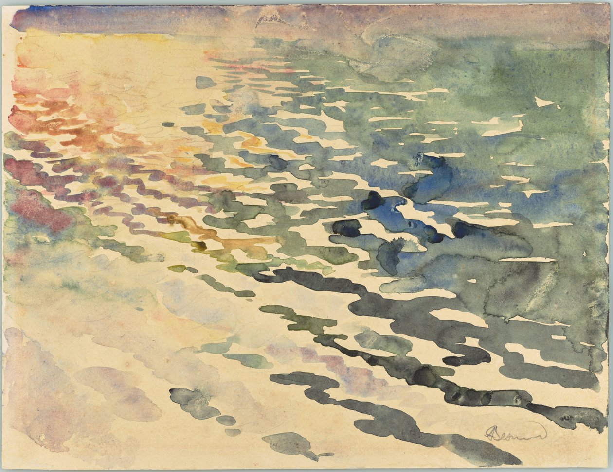 Eine Studie von Wellen von Paul Albert Besnard