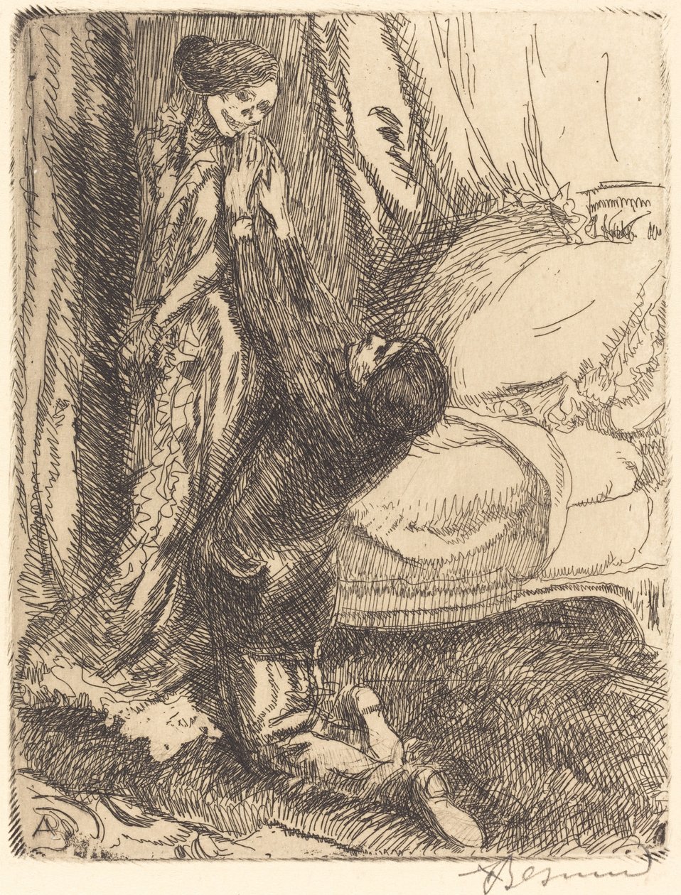 Kokette, 1900 von Paul Albert Besnard