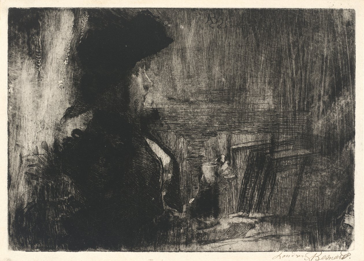 Die Tasse Tee, 1883 von Paul Albert Besnard