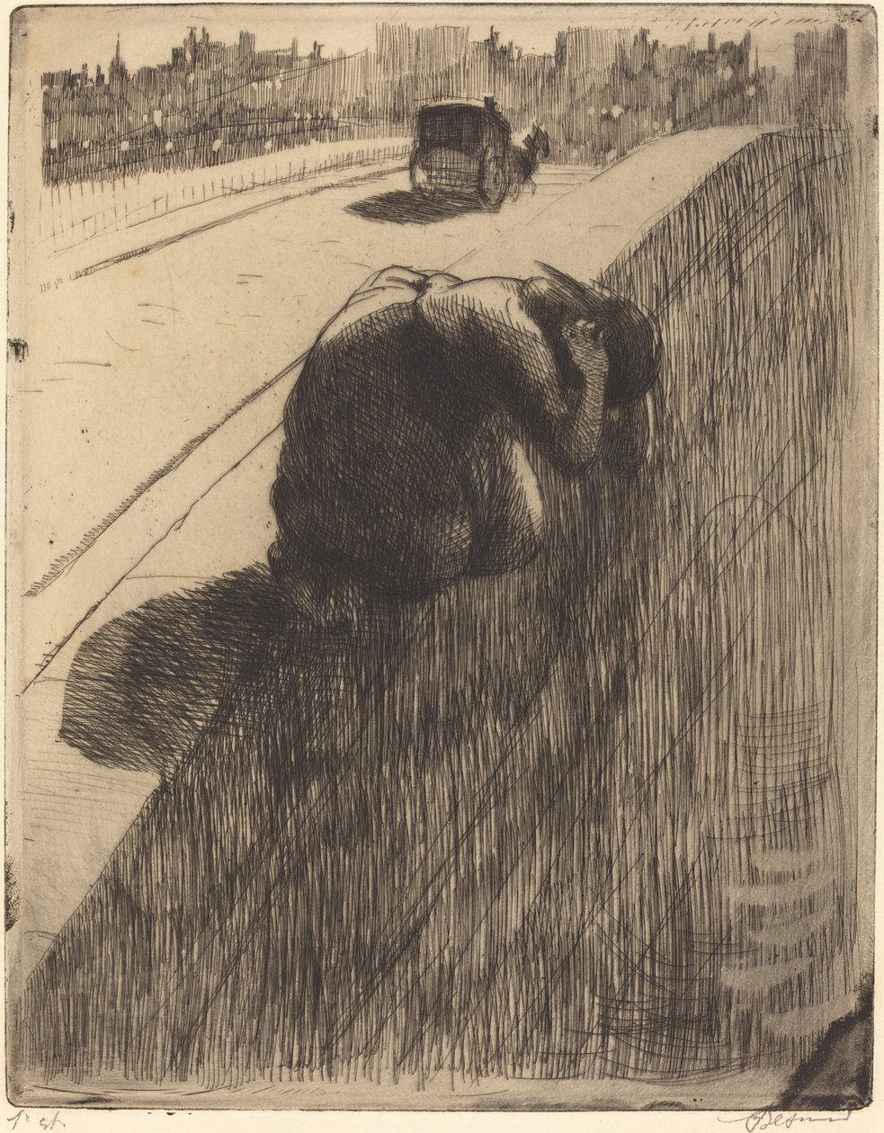 Der Selbstmord Le Suicide, ca. 1886 von Paul Albert Besnard