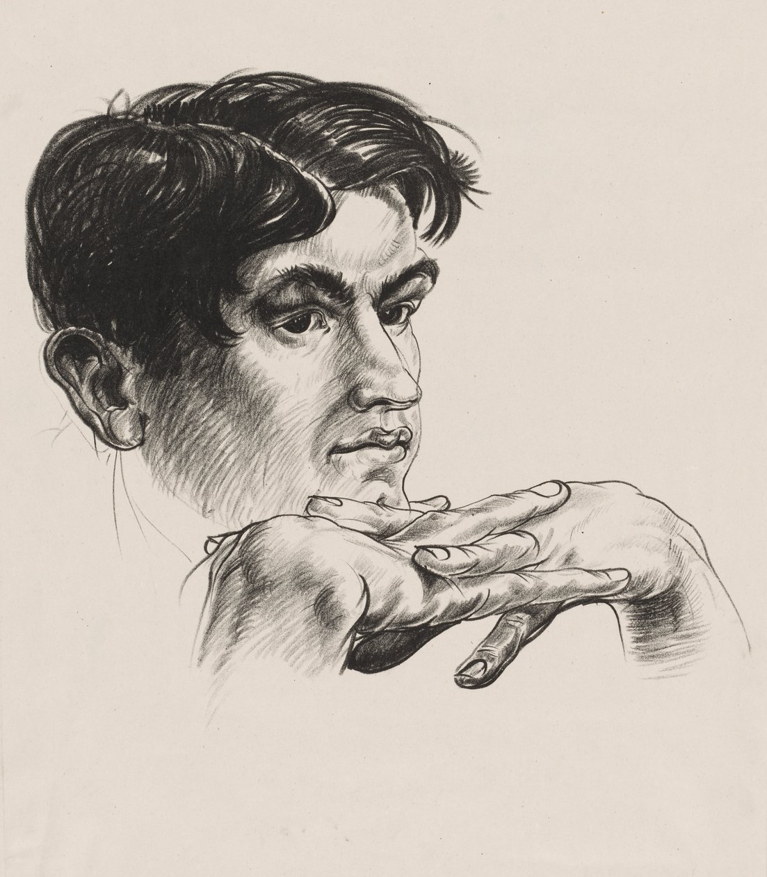 Männerkopf von Paul B. Travis