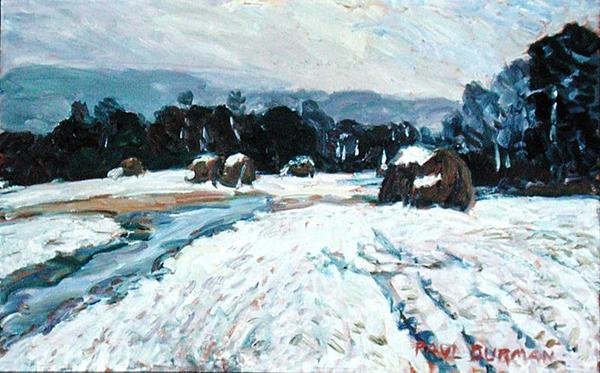 Erster Schnee von Paul Burman