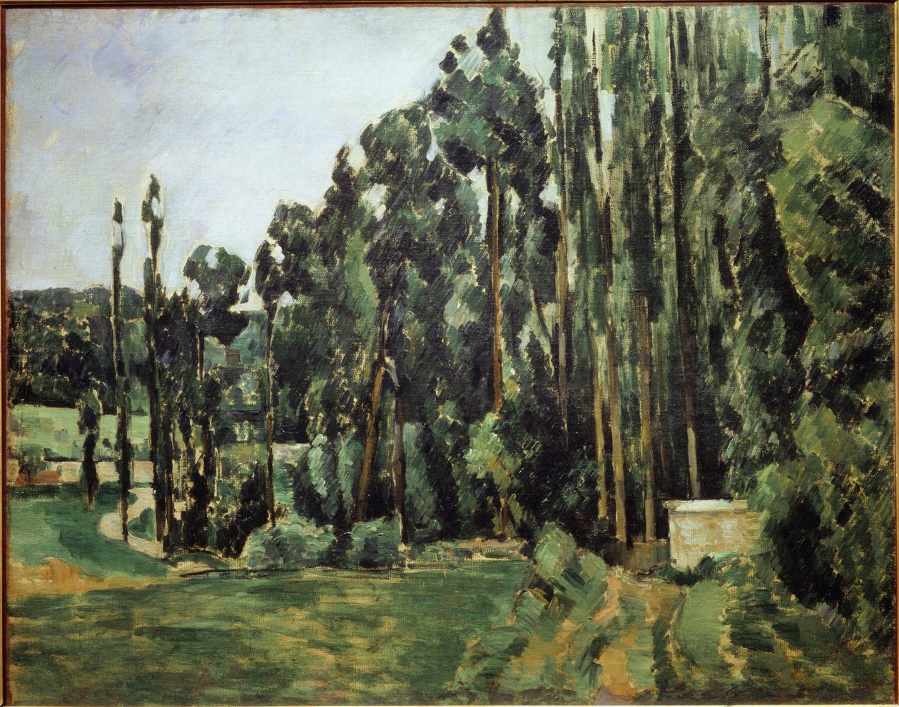 Pappeln von Paul Cézanne