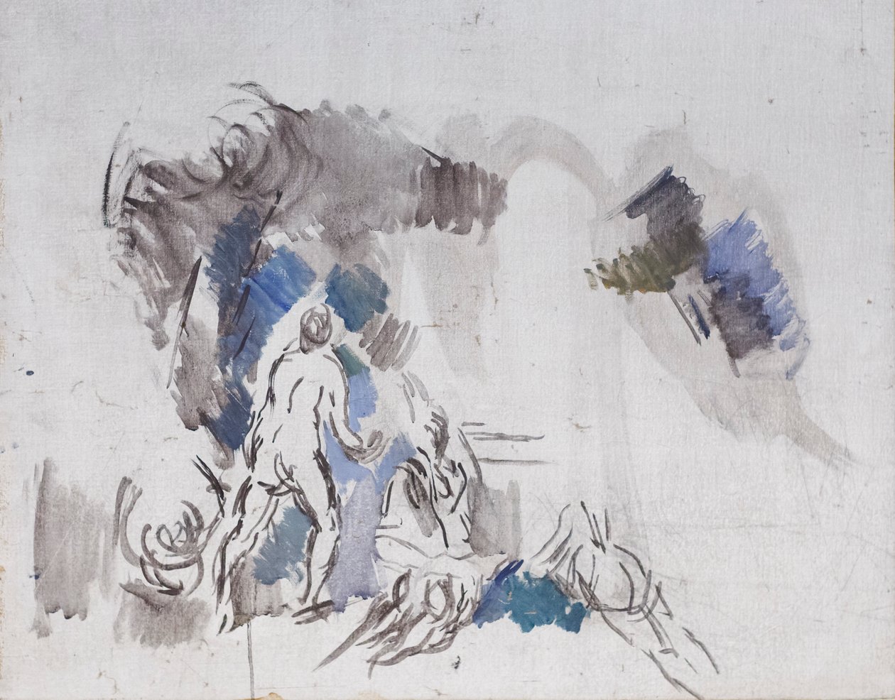 Skizze von Badenden von Paul Cézanne