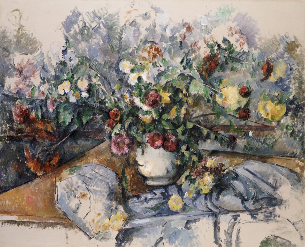 Ein großer Blumenstrauß, ca. 1892-95 von Paul Cézanne