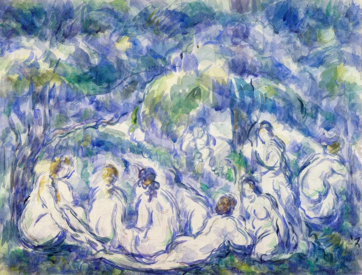 Badende von Paul Cézanne