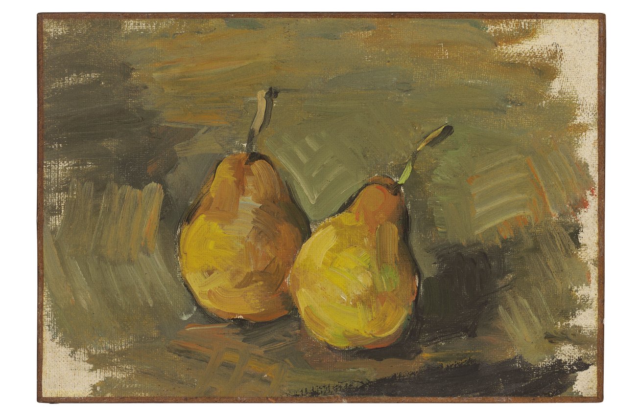 Zwei Birnen, ca. 1875 von Paul Cézanne