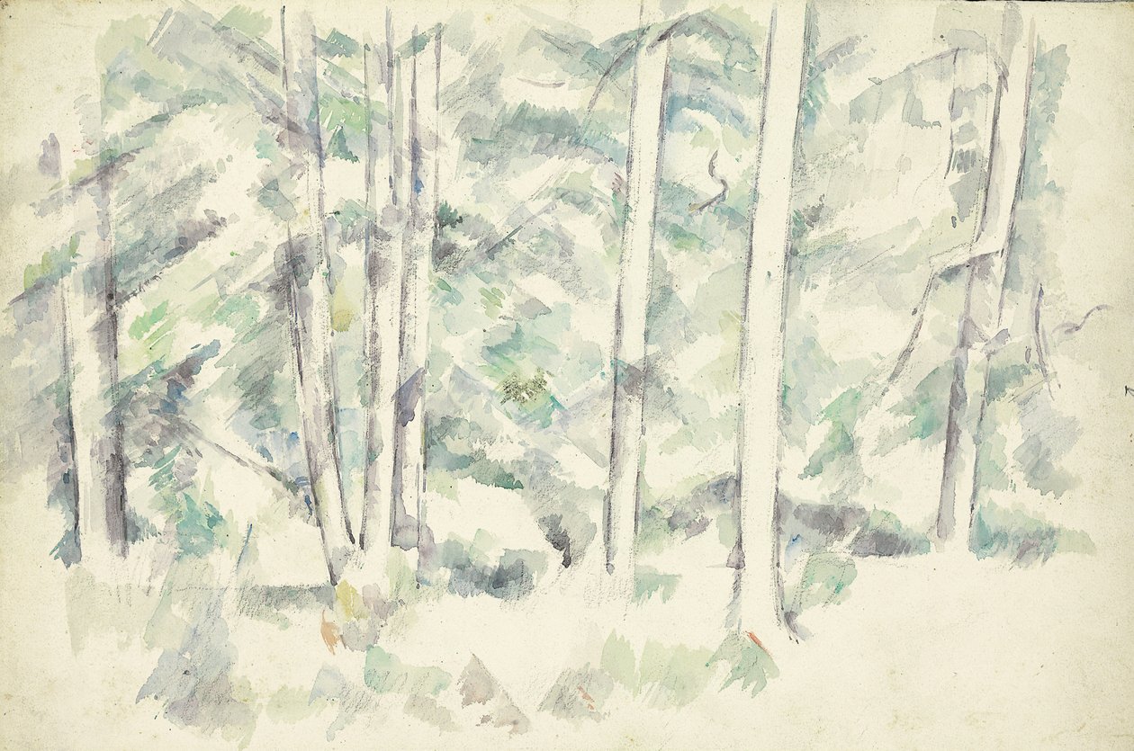 Wald, ca. 1890 von Paul Cézanne
