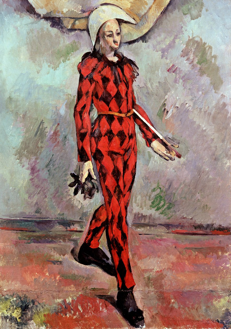 Harlekin von Paul Cézanne