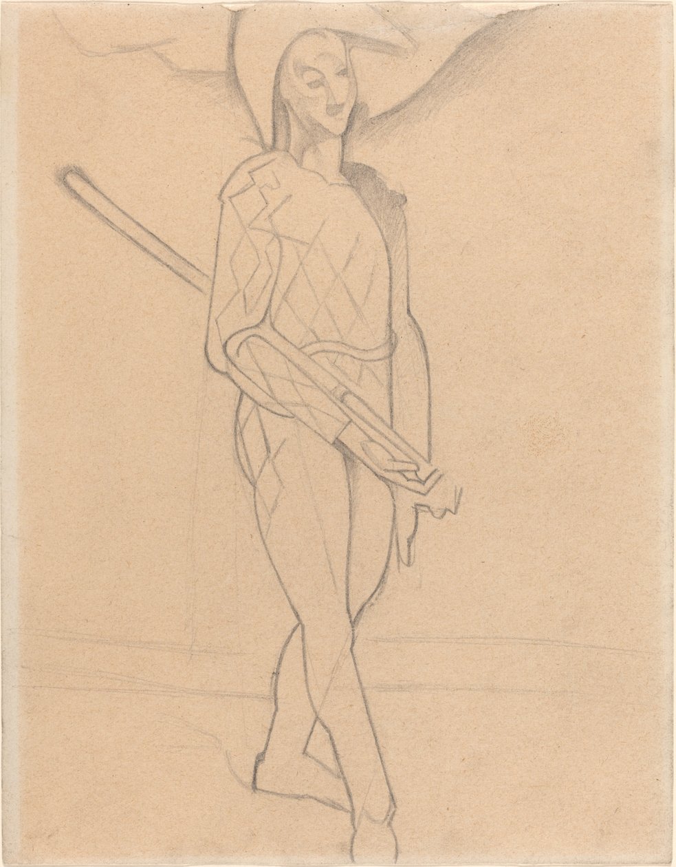 Harlekin von Paul Cézanne