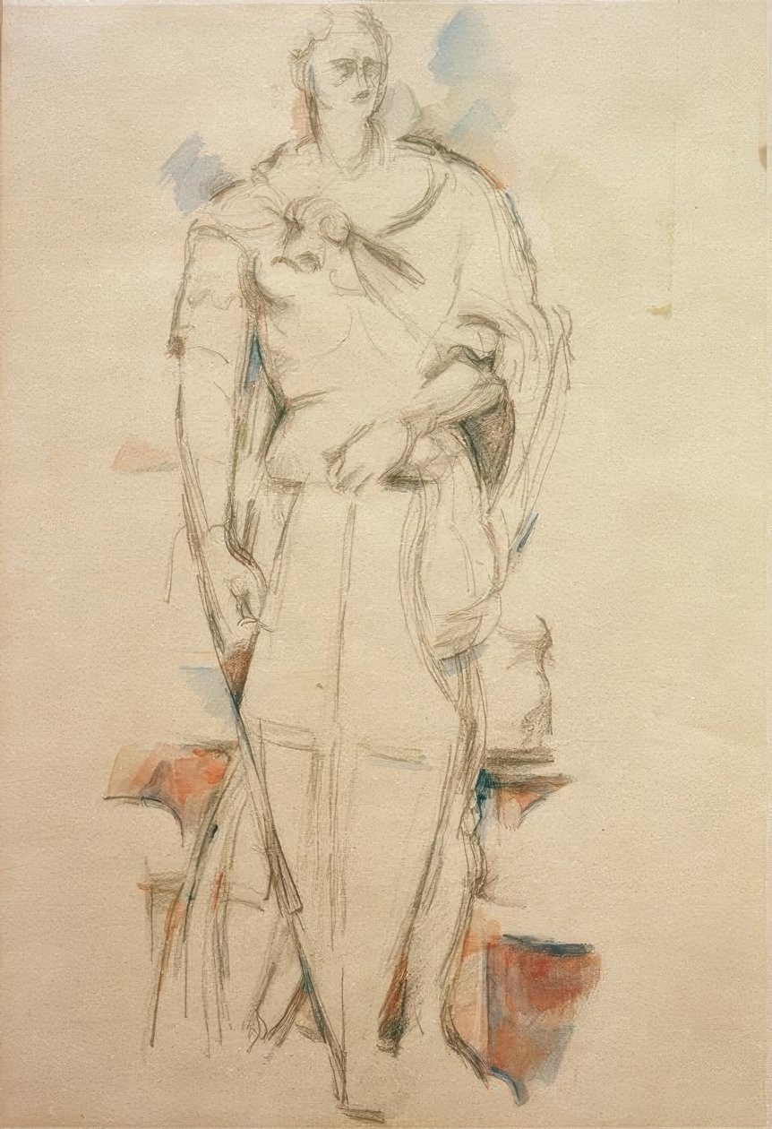 Hl. Georg nach Donatello von Paul Cézanne