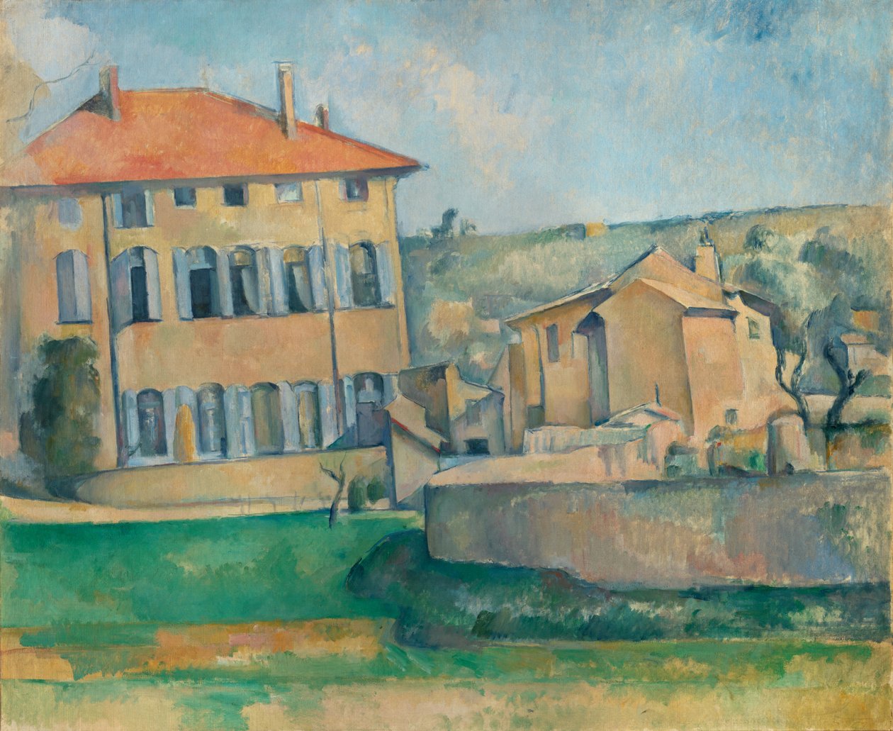 Haus in Aix von Paul Cézanne