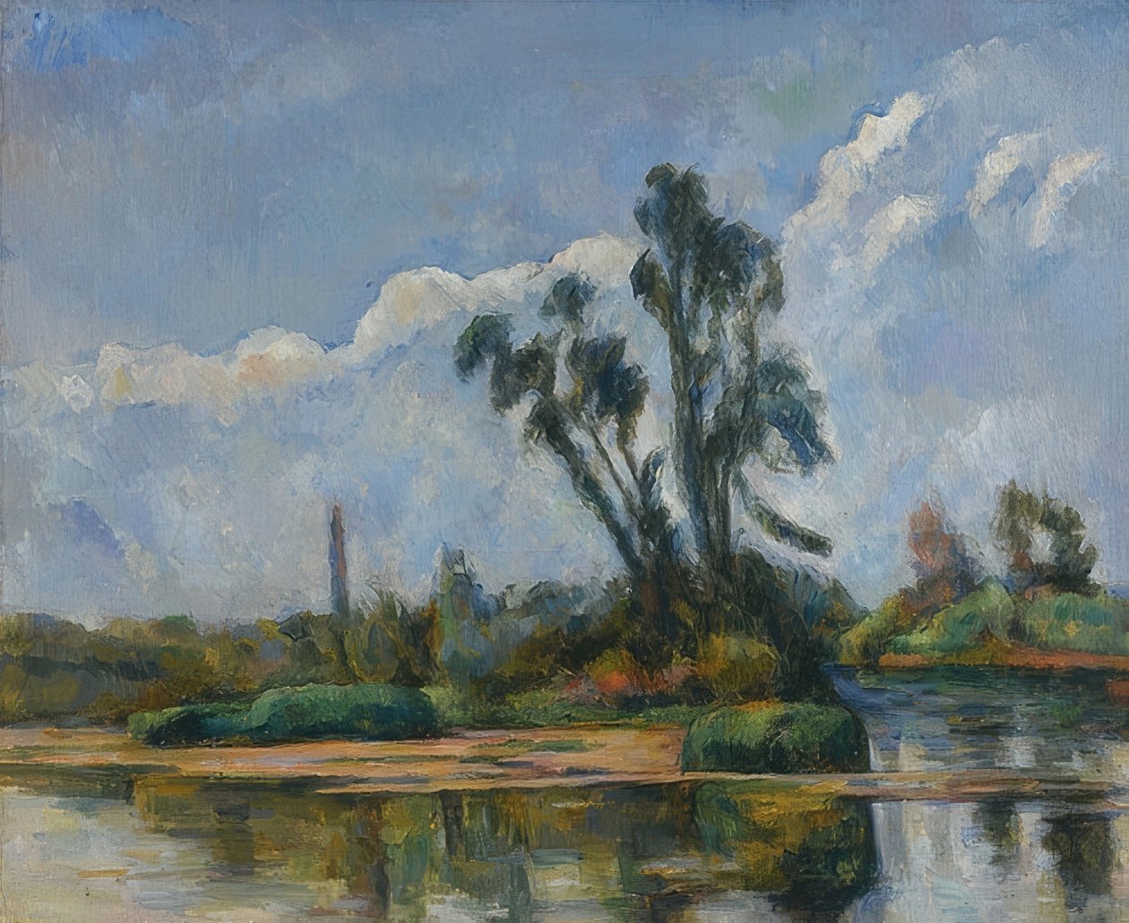 Der Fluss von Paul Cézanne