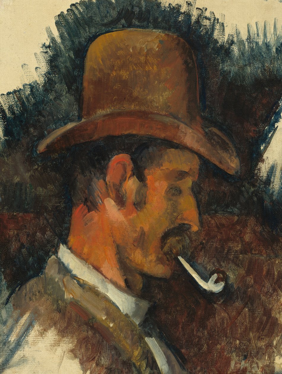 Mann mit Pfeife von Paul Cézanne