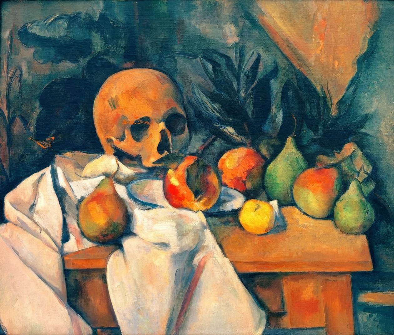 Stillleben mit Schädel von Paul Cézanne