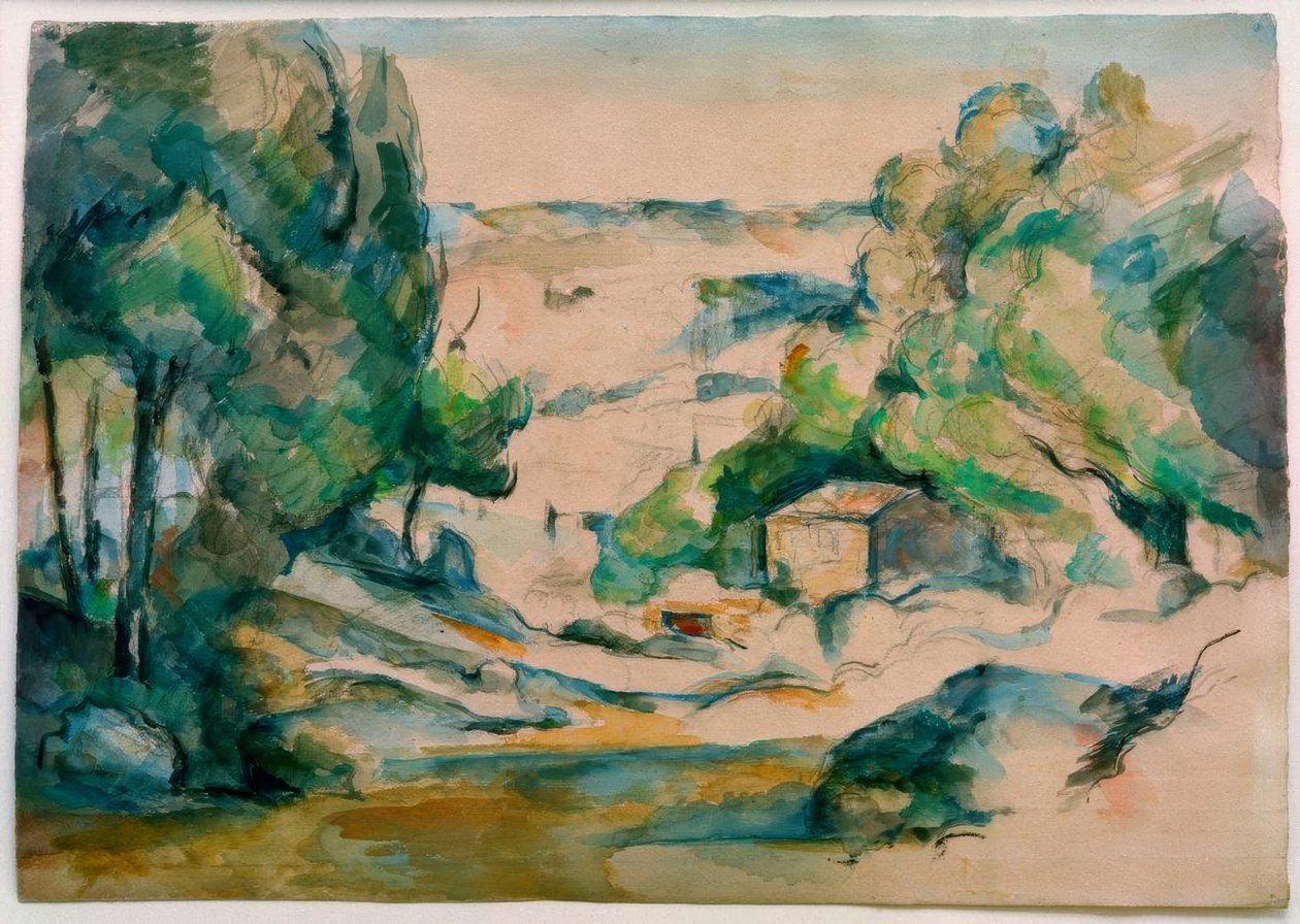 Landschaft in der Provence von Paul Cézanne
