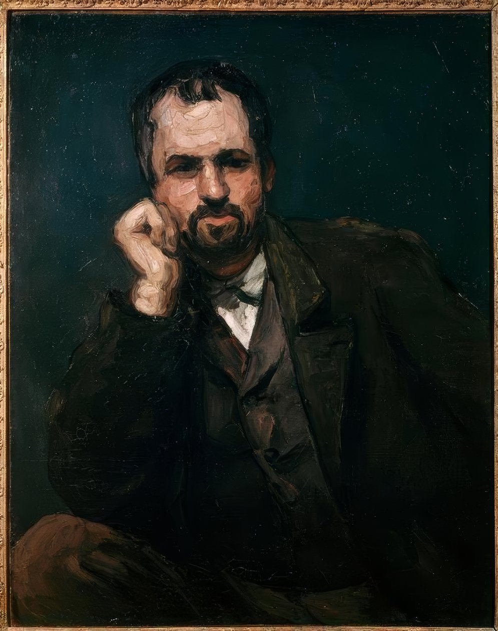 Porträt eines Mannes von Paul Cézanne