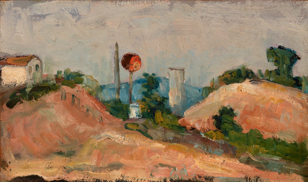 Eisenbahnschnitt von Paul Cézanne