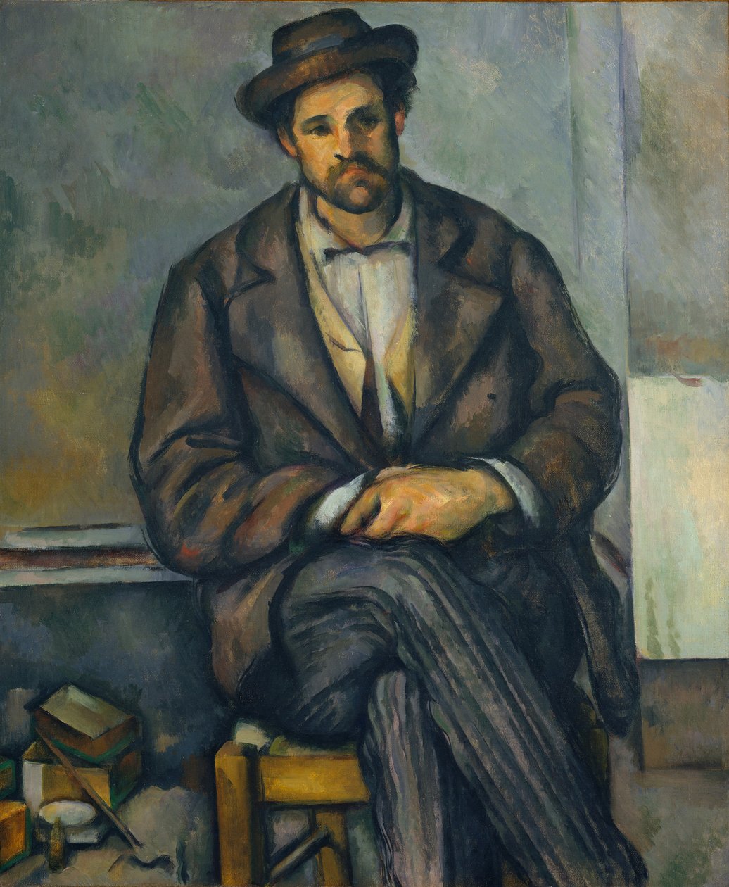Sitzender Bauer von Paul Cézanne