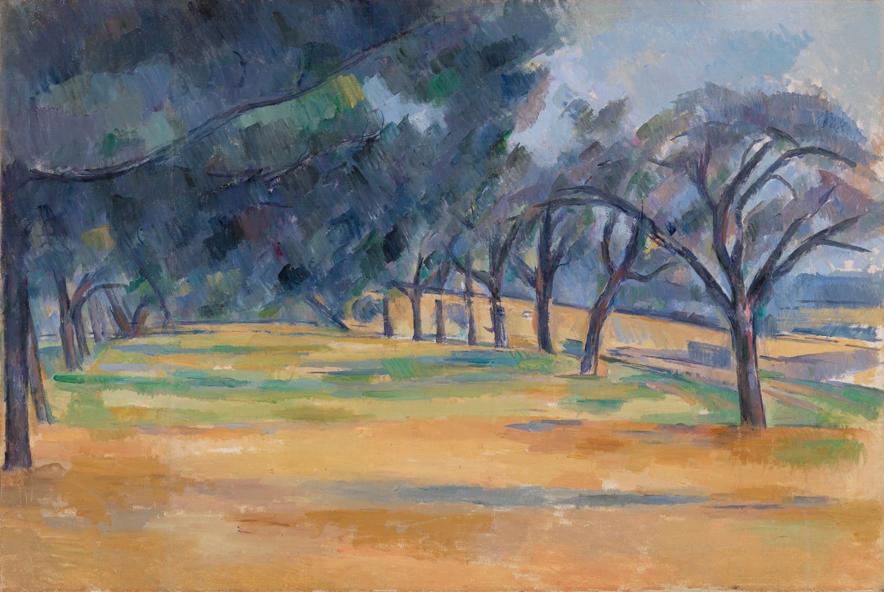 Die Allee in Marines von Paul Cézanne
