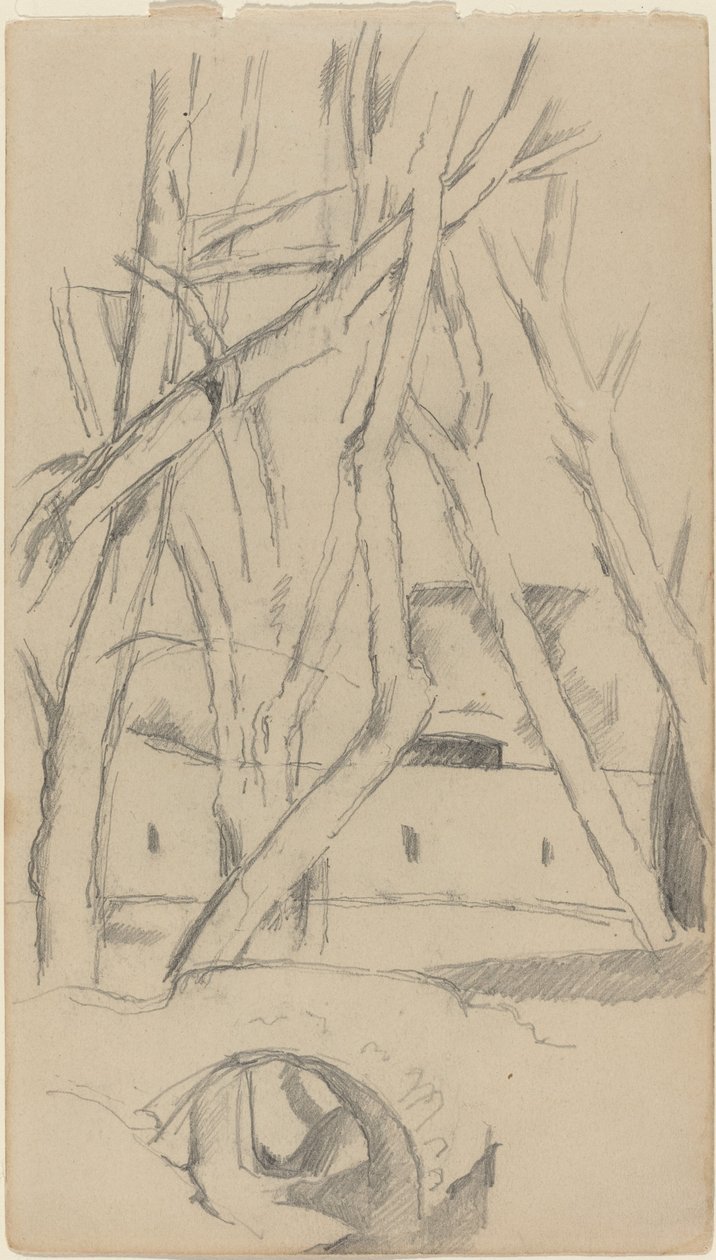 Die kleine Brücke von Paul Cézanne