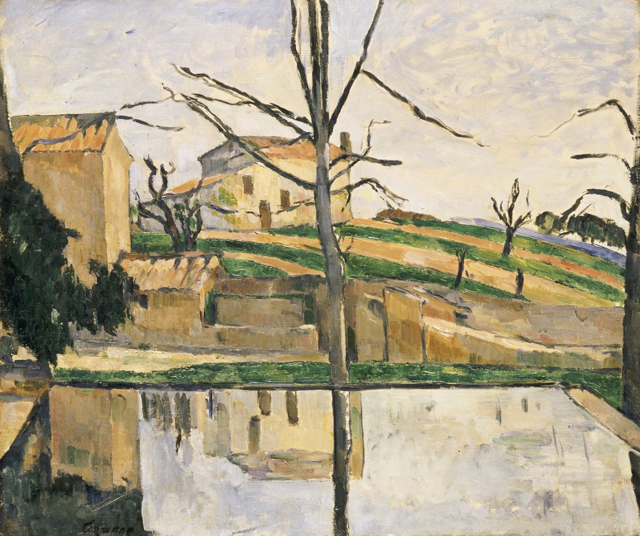 Der Teich im Jas de Bouffan von Paul Cézanne