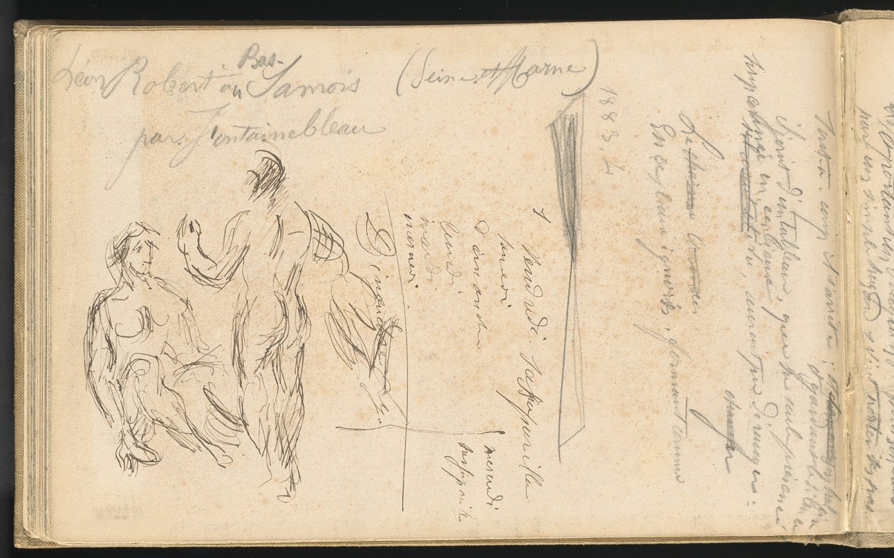 Zwei Badende von Paul Cézanne