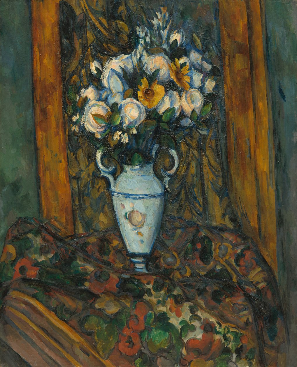 Blumenvase, 1900-1903 von Paul Cézanne