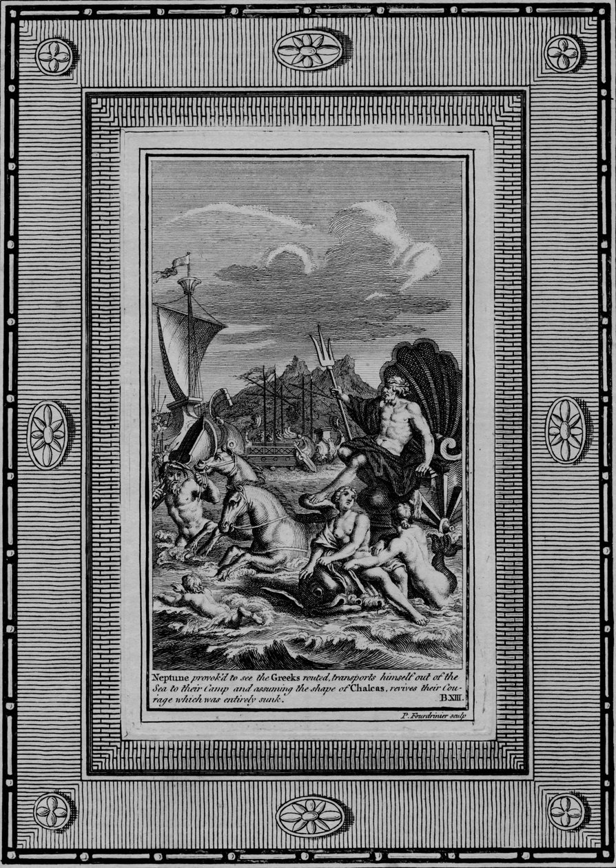 Neptun provoziert, die Griechen zu sehen von Paul Fourdrinier