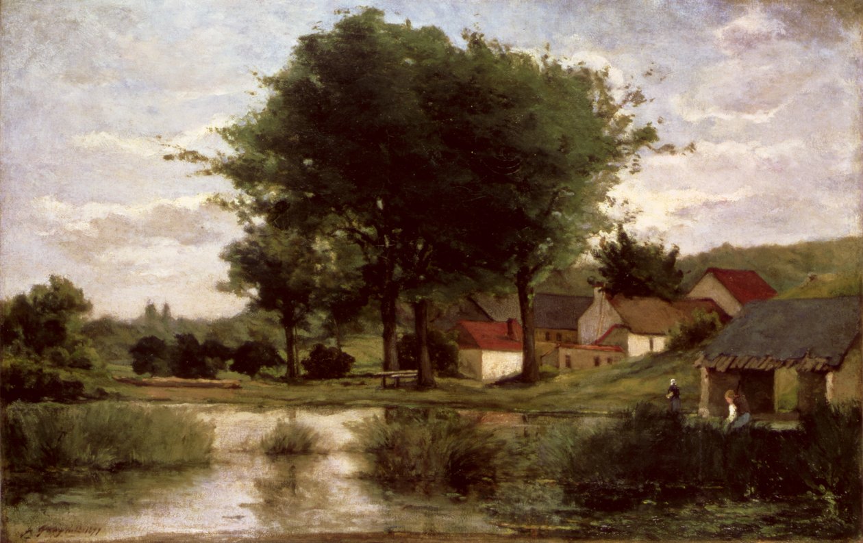 Herbstlandschaft, 1877 von Paul Gauguin