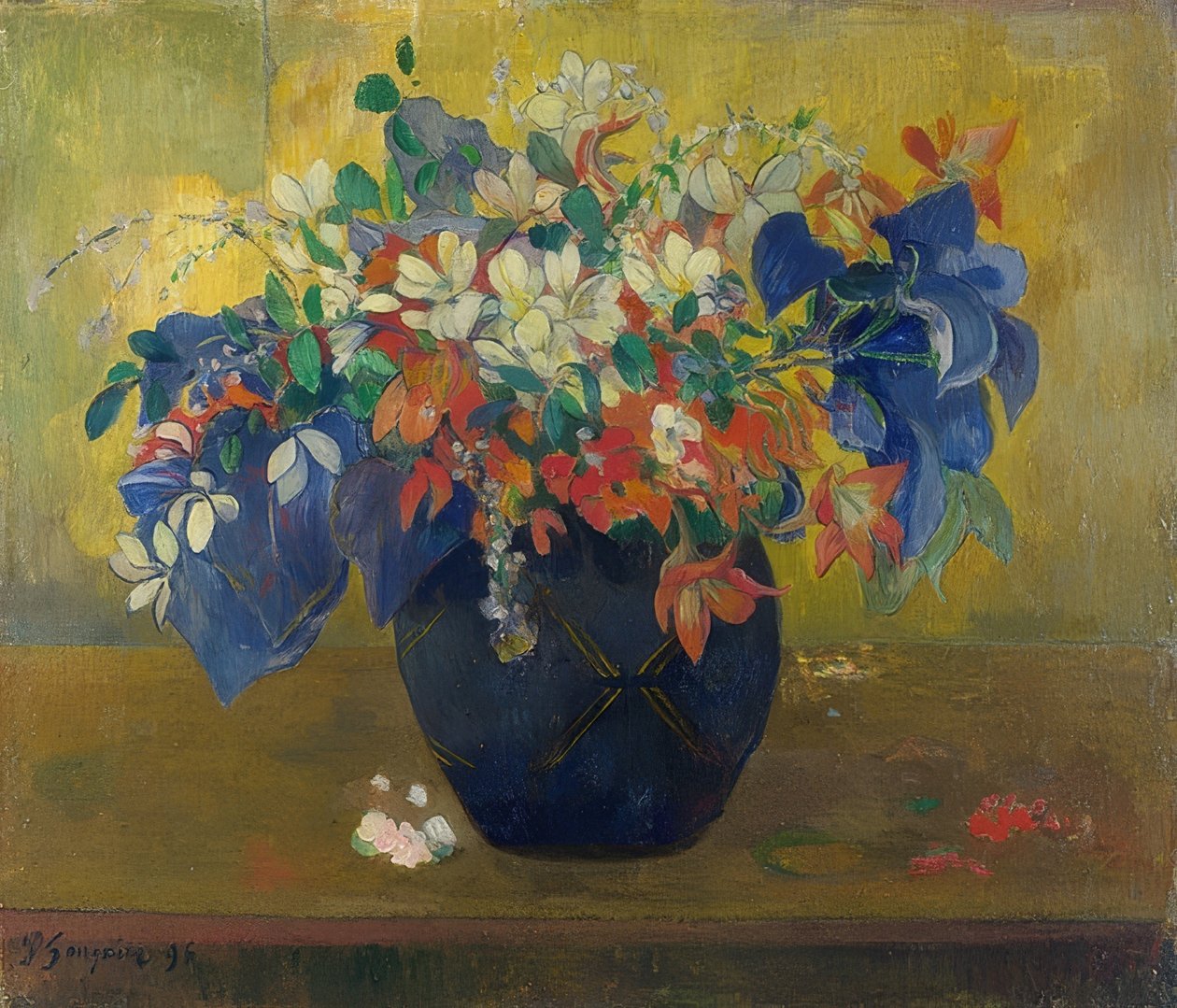 Blumen in einer Vase von Paul Gauguin